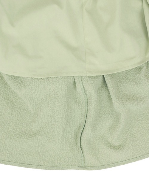 RANDA(ランダ)の「サイドリボンギャザーワンピース(ワンピース・レディース・ホワイト/グリーン/チェック・FREE)」の10枚目の写真