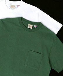 Goodwear/グッドウェア USAコットン 無地 ポケット クルーネック 半袖Tシャツ/レディース メンズ