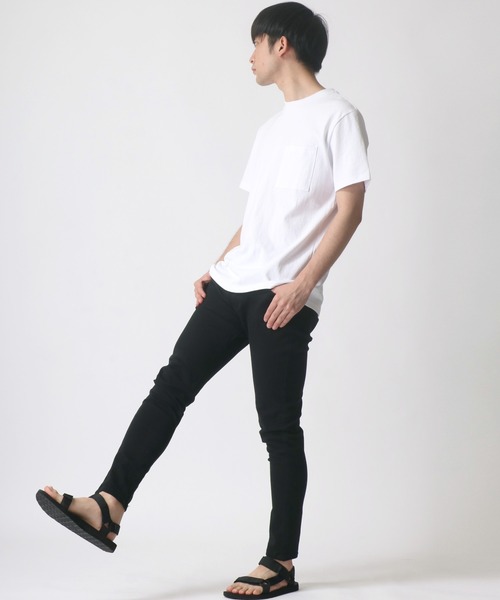 Goodwear（グッドウェア）の「Goodwear/グッドウェア USAコットン 無地 ポケット クルーネック 半袖Tシャツ/レディース メンズ（Tシャツ/カットソー・メンズ・ホワイト/ブラック/ベージュ/ブラウン/カーキ/グリーン/グレイッシュベージュ/グレー/ダークグリーン/グレイッシュブルー/ネイビー/チャコール/ライトピンク・M/L/XL）」の14枚目の写真