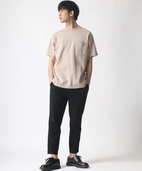 Goodwear（グッドウェア）の「Goodwear/グッドウェア USAコットン 無地 ポケット クルーネック 半袖Tシャツ/レディース メンズ（Tシャツ/カットソー・メンズ・ホワイト/ブラック/ベージュ/ブラウン/カーキ/グリーン/グレイッシュベージュ/グレー/ダークグリーン/グレイッシュブルー/ネイビー/チャコール/ライトピンク・M/L/XL）」の17枚目の写真