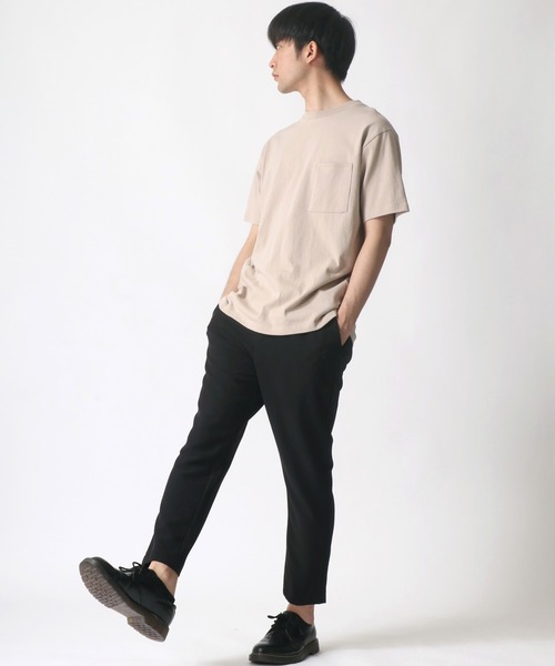 Goodwear（グッドウェア）の「Goodwear/グッドウェア USAコットン 無地 ポケット クルーネック 半袖Tシャツ/レディース メンズ（Tシャツ/カットソー・メンズ・ホワイト/ブラック/ベージュ/ブラウン/カーキ/グリーン/グレイッシュベージュ/グレー/ダークグリーン/グレイッシュブルー/ネイビー/チャコール/ライトピンク・M/L/XL）」の18枚目の写真