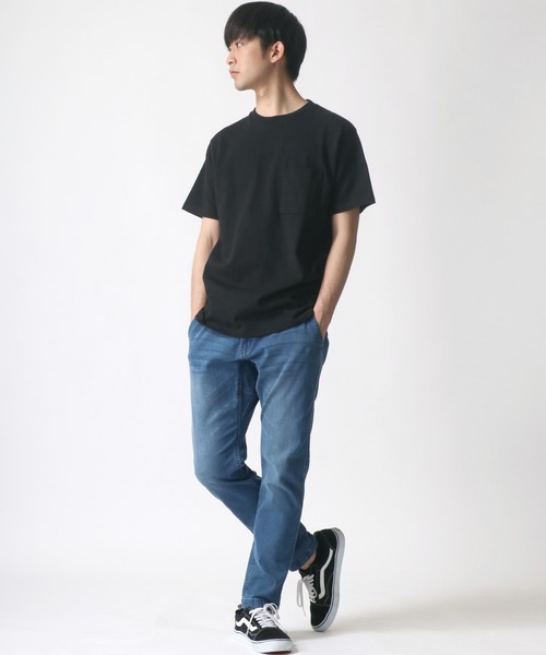 Goodwear（グッドウェア）の「Goodwear/グッドウェア USAコットン 無地 ポケット クルーネック 半袖Tシャツ/レディース メンズ（Tシャツ/カットソー・メンズ・ホワイト/ブラック/ベージュ/ブラウン/カーキ/グリーン/グレイッシュベージュ/グレー/ダークグリーン/グレイッシュブルー/ネイビー/チャコール/ライトピンク・M/L/XL）」の15枚目の写真