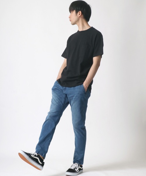 Goodwear（グッドウェア）の「Goodwear/グッドウェア USAコットン 無地 ポケット クルーネック 半袖Tシャツ/レディース メンズ（Tシャツ/カットソー・メンズ・ホワイト/ブラック/ベージュ/ブラウン/カーキ/グリーン/グレイッシュベージュ/グレー/ダークグリーン/グレイッシュブルー/ネイビー/チャコール/ライトピンク・M/L/XL）」の16枚目の写真