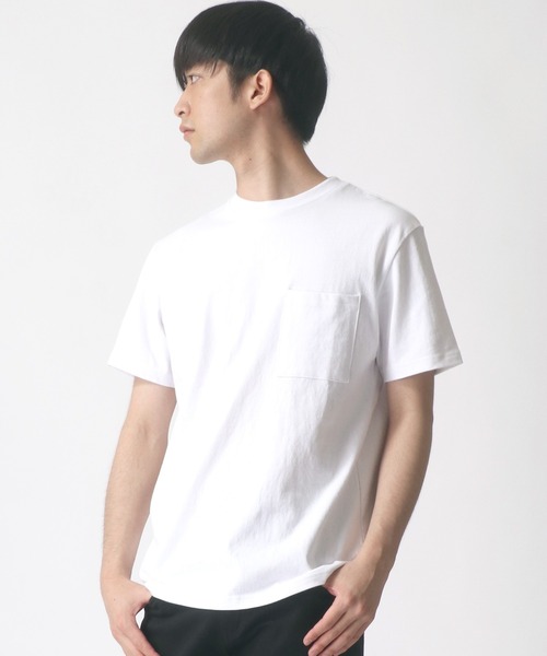 Goodwear（グッドウェア）の「Goodwear/グッドウェア USAコットン 無地 ポケット クルーネック 半袖Tシャツ/レディース メンズ（Tシャツ/カットソー・メンズ・ホワイト/ブラック/ベージュ/ブラウン/カーキ/グリーン/グレイッシュベージュ/グレー/ダークグリーン/グレイッシュブルー/ネイビー/チャコール/ライトピンク・M/L/XL）」の21枚目の写真