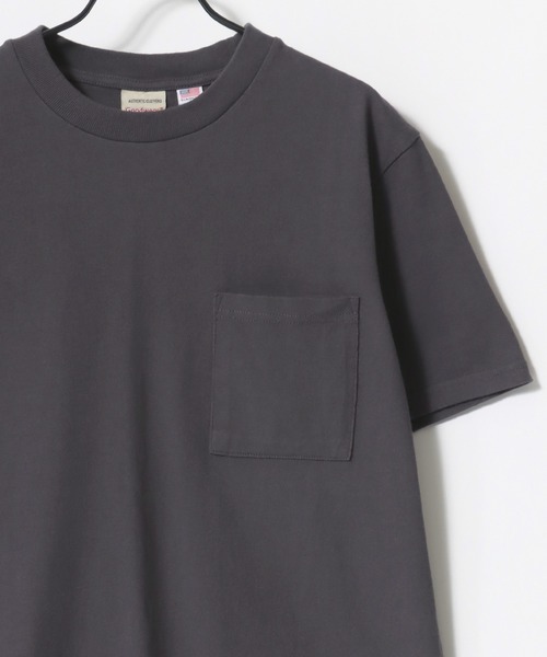 Goodwear（グッドウェア）の「Goodwear/グッドウェア USAコットン 無地 ポケット クルーネック 半袖Tシャツ/レディース メンズ（Tシャツ/カットソー・メンズ・ホワイト/ブラック/ベージュ/ブラウン/カーキ/グリーン/グレイッシュベージュ/グレー/ダークグリーン/グレイッシュブルー/ネイビー/チャコール/ライトピンク/チャコールグレー・M/L/XL）」の16枚目の写真