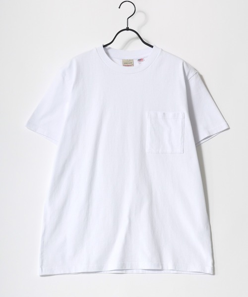 Goodwear（グッドウェア）の「Goodwear/グッドウェア USAコットン 無地 ポケット クルーネック 半袖Tシャツ/レディース メンズ（Tシャツ/カットソー・メンズ・ホワイト/ブラック/ベージュ/ブラウン/カーキ/グリーン/グレイッシュベージュ/グレー/ダークグリーン/グレイッシュブルー/ネイビー/チャコール/ライトピンク/チャコールグレー・M/L/XL）」の19枚目の写真