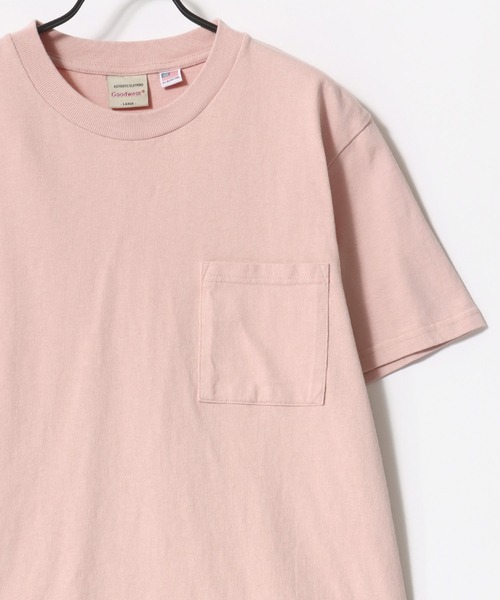 Goodwear（グッドウェア）の「Goodwear/グッドウェア USAコットン 無地 ポケット クルーネック 半袖Tシャツ/レディース メンズ（Tシャツ/カットソー・メンズ・ホワイト/ブラック/ベージュ/ブラウン/カーキ/グリーン/グレイッシュベージュ/グレー/ダークグリーン/グレイッシュブルー/ネイビー/チャコール/ライトピンク/チャコールグレー・M/L/XL）」の18枚目の写真