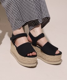 one after another NICE CLAUP | ジュート厚底サンダル(サンダル)