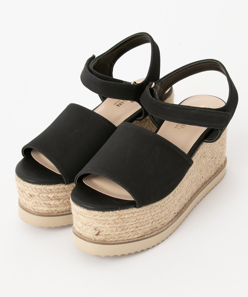one after another NICE CLAUP（ワンアフターアナザーナイスクラップ）の「ジュート厚底サンダル（サンダル・レディース・ブラック/ブルーグレー/ピンクベージュ・SMALL/MEDIUM/LARGE）」の13枚目の写真