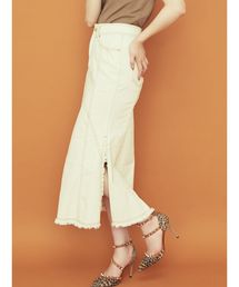 RESEXXY | バイカラーステッチデニムスカート(デニムスカート)