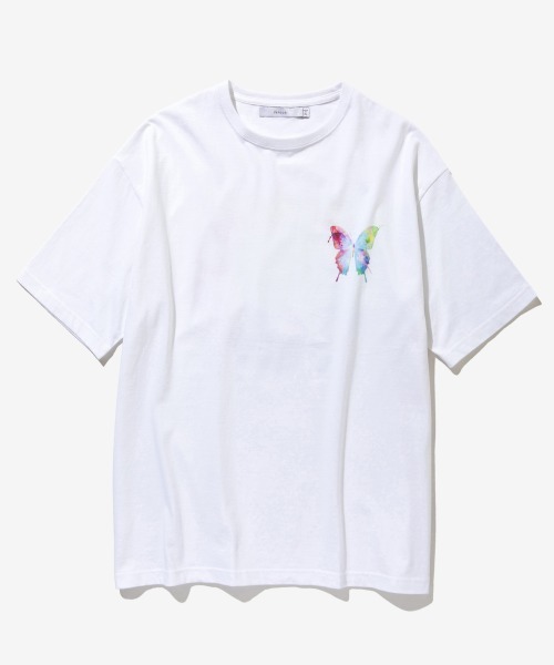 rehacer(レアセル)の「rehacer : Pale Drip on Wide Body /ペールドリップ オン ワイドボディー(Tシャツ/カットソー・メンズ・ホワイト/ブラック/ネイビー/グレー・SMALL/MEDIUM/LARGE/X-LARGE)」の10枚目の写真