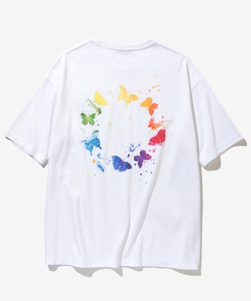 rehacer(レアセル)の「rehacer : Pale Drip on Wide Body /ペールドリップ オン ワイドボディー(Tシャツ/カットソー・メンズ・ホワイト/ブラック/ネイビー/グレー・SMALL/MEDIUM/LARGE/X-LARGE)」の5枚目の写真