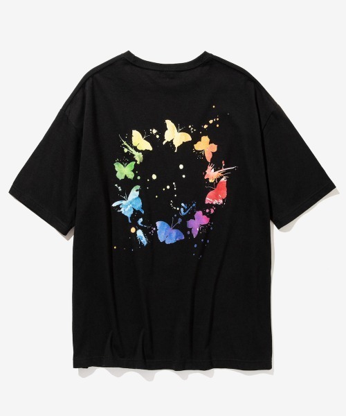 rehacer(レアセル)の「rehacer : Pale Drip on Wide Body /ペールドリップ オン ワイドボディー(Tシャツ/カットソー・メンズ・ホワイト/ブラック/ネイビー/グレー・SMALL/MEDIUM/LARGE/X-LARGE)」の12枚目の写真