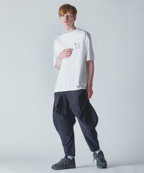 rehacer(レアセル)の「rehacer : Pale Drip on Wide Body /ペールドリップ オン ワイドボディー(Tシャツ/カットソー・メンズ・ホワイト/ブラック/ネイビー/グレー・SMALL/MEDIUM/LARGE/X-LARGE)」の15枚目の写真