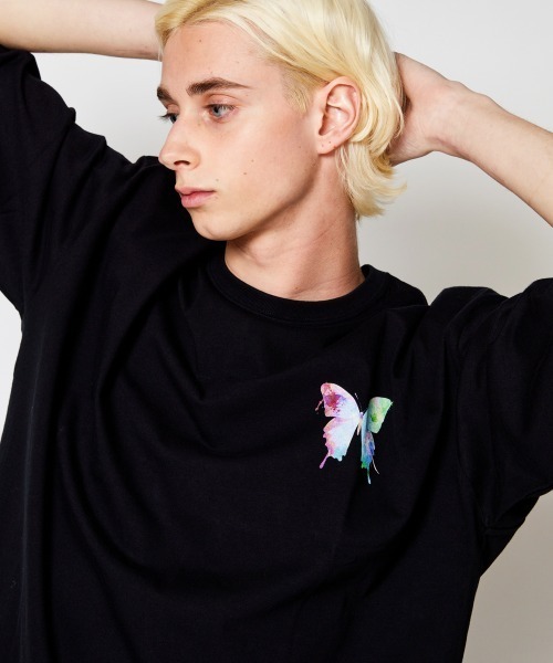 rehacer(レアセル)の「rehacer : Pale Drip on Wide Body /ペールドリップ オン ワイドボディー(Tシャツ/カットソー・メンズ・ホワイト/ブラック/ネイビー/グレー・SMALL/MEDIUM/LARGE/X-LARGE)」の21枚目の写真