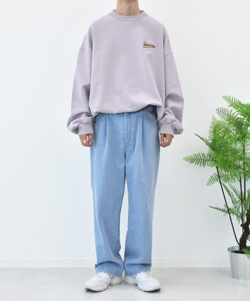 Perushu（ペルーシュ）の「yutayunoki × Perushu ヘビーウェイトコラボスウェット（スウェット・メンズ・ホワイト/ブラック/パープル/オフホワイト/モスグリーン/ホワイト系その他・SMALL/MEDIUM/LARGE）」の8枚目の写真