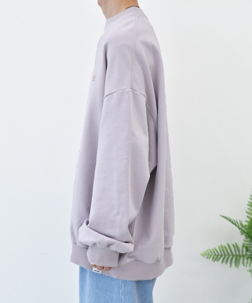 Perushu（ペルーシュ）の「yutayunoki × Perushu ヘビーウェイトコラボスウェット（スウェット・メンズ・ホワイト/ブラック/パープル/オフホワイト/モスグリーン/ホワイト系その他・SMALL/MEDIUM/LARGE）」の13枚目の写真