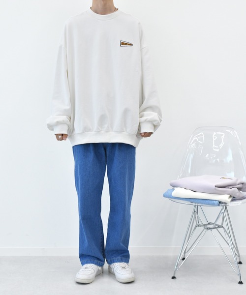 Perushu（ペルーシュ）の「yutayunoki × Perushu ヘビーウェイトコラボスウェット（スウェット・メンズ・ホワイト/ブラック/パープル/オフホワイト/モスグリーン/ホワイト系その他・SMALL/MEDIUM/LARGE）」の19枚目の写真