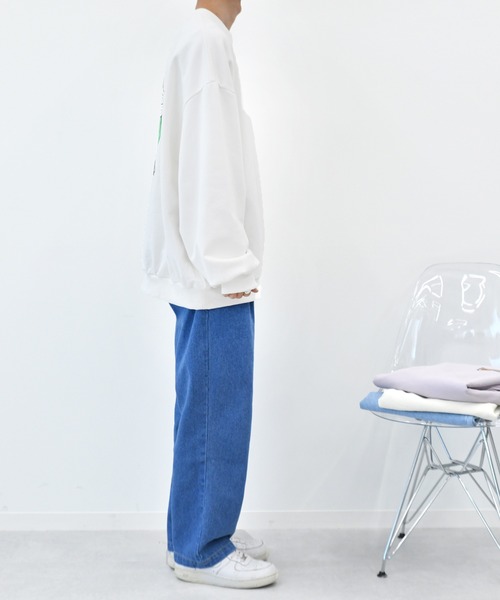 Perushu（ペルーシュ）の「yutayunoki × Perushu ヘビーウェイトコラボスウェット（スウェット・メンズ・ホワイト/ブラック/パープル/オフホワイト/モスグリーン/ホワイト系その他・SMALL/MEDIUM/LARGE）」の20枚目の写真