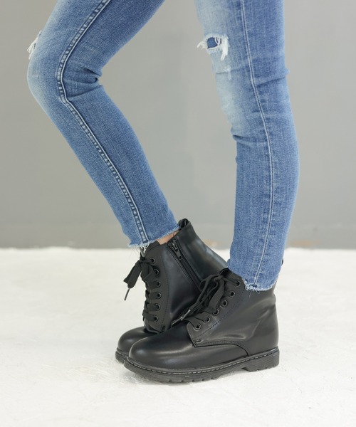 厚底レースアップブーツ ブーツ Sorotto ソロット のファッション通販 Zozotown