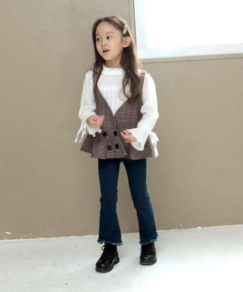 SOROTTO（ソロット）の「ファスナー付きレースアップブーツ（ブーツ・キッズ・ブラック/アイボリー/ベージュ系その他・22.0cm/16.0cm/17.0cm/18.0cm/19.0cm/20.0cm/21.0cm）」の8枚目の写真