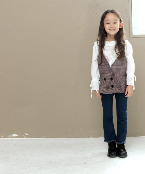 SOROTTO（ソロット）の「ファスナー付きレースアップブーツ（ブーツ・キッズ・ブラック/アイボリー/ベージュ系その他・22.0cm/16.0cm/17.0cm/18.0cm/19.0cm/20.0cm/21.0cm）」の7枚目の写真