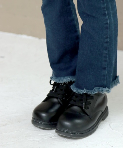SOROTTO（ソロット）の「ファスナー付きレースアップブーツ（ブーツ・キッズ・ブラック/アイボリー/ベージュ系その他・22.0cm/16.0cm/17.0cm/18.0cm/19.0cm/20.0cm/21.0cm）」の12枚目の写真