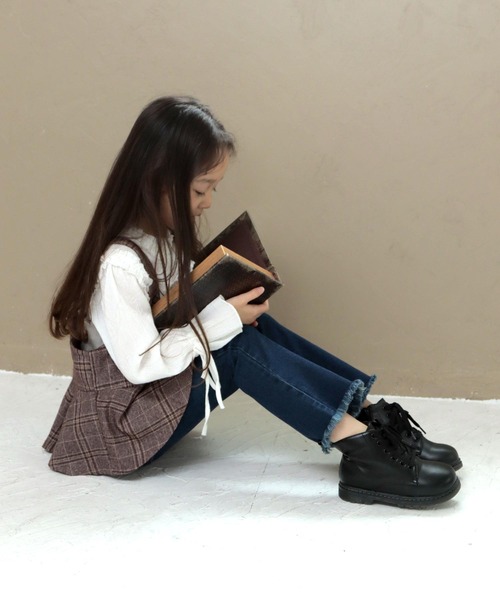 SOROTTO（ソロット）の「ファスナー付きレースアップブーツ（ブーツ・キッズ・ブラック/アイボリー/ベージュ系その他・22.0cm/16.0cm/17.0cm/18.0cm/19.0cm/20.0cm/21.0cm）」の11枚目の写真