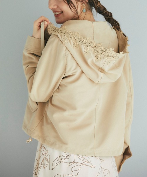 tocco closet（トッコ クローゼット）の「フードフラワーレース