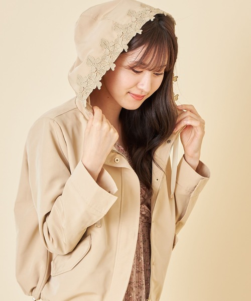 tocco closet（トッコ クローゼット）の「フードフラワーレース