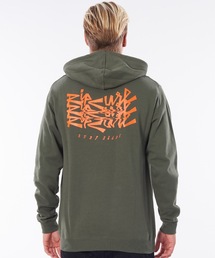 【RIP CURL リップカール】メンズ プルオーバーパーカー/ バックプリント　ロゴ サーフカジュアル