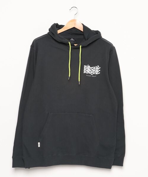 RIP CURL（リップカール） SURF PULL OVER FLEECE Mサイズ パーカー GRH RIP CURL リップカール】メンズ プルオーバーパーカー/ バック