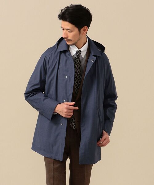 SHIPS（シップス）の「SD:【ビジネス対応、機能素材、ダウンライナー付き】REDA ACTIVE フード コート（ダウンジャケット/コート・メンズ・グレー系その他/ブルー系その他・SMALL/MEDIUM/LARGE/X-LARGE）」の3枚目の写真