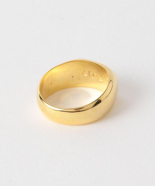 Chibi Jewels （チビジュエルズ）の「＜Chibi Jewels＞オーバルリング ◆（リング・レディース・ゴールド・11）」の2枚目の写真