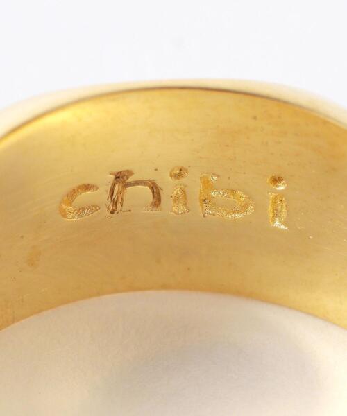 Chibi Jewels （チビジュエルズ）の「＜Chibi Jewels＞オーバルリング ◆（リング・レディース・ゴールド・11）」の4枚目の写真