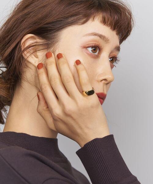 Chibi Jewels （チビジュエルズ）の「＜Chibi Jewels＞オーバルリング ◆（リング・レディース・ゴールド・11）」の5枚目の写真