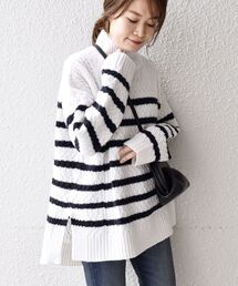 SHIPS | ウィンターケーブルハイネックプルオーバー(ニット/セーター)