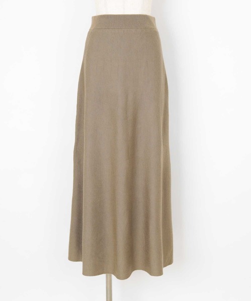 UR'S（ユアーズ）の「ﾄﾞﾙﾏﾝﾆｯﾄ×ｽｶｰﾄｾｯﾄｱｯﾌﾟ（セットアップ・レディース・ブラック/グレイッシュベージュ・S/M/L）」の18枚目の写真