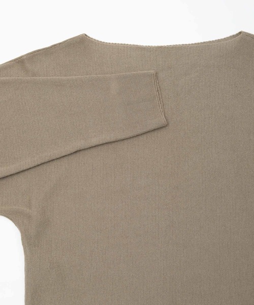 UR'S（ユアーズ）の「ﾄﾞﾙﾏﾝﾆｯﾄ×ｽｶｰﾄｾｯﾄｱｯﾌﾟ（セットアップ・レディース・ブラック/グレイッシュベージュ・S/M/L）」の13枚目の写真