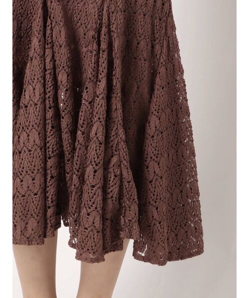 dazzlin(ダズリン)の「レースロングマーメイドスカート(スカート・レディース・ブラック/ブラウン/アイボリー/ブルー/モカ・FREE)」の19枚目の写真