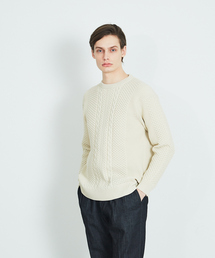 ABAHOUSE | クルーネック アランニット(ニット/セーター)