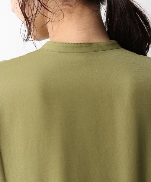 A part by(アパートバイ)の「RyNyレイヤードフウワンピース 931715(ワンピース・レディース・オフホワイト/チャコールグレー/ベージュ/グリーン系その他4・FREE)」の17枚目の写真