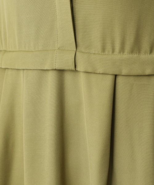 A part by(アパートバイ)の「RyNyレイヤードフウワンピース 931715(ワンピース・レディース・オフホワイト/チャコールグレー/ベージュ/グリーン系その他4・FREE)」の18枚目の写真