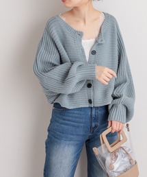 natural couture | ショート丈2WAYポンチョ(カーディガン/ボレロ)