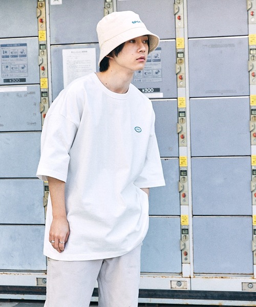【SPOCSTORE】サークルロゴオーバーサイズ半袖TトップスTシャツ