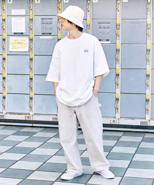 【SPOCSTORE】サークルロゴオーバーサイズ半袖TトップスTシャツ