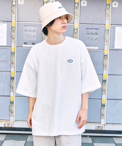 【SPOCSTORE】サークルロゴオーバーサイズ半袖TトップスTシャツ