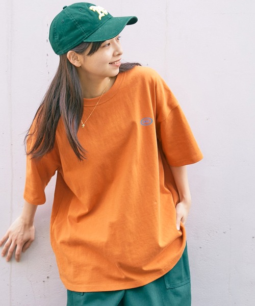 【SPOCSTORE】サークルロゴオーバーサイズ半袖TトップスTシャツ