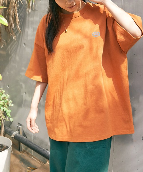 【SPOCSTORE】サークルロゴオーバーサイズ半袖TトップスTシャツ