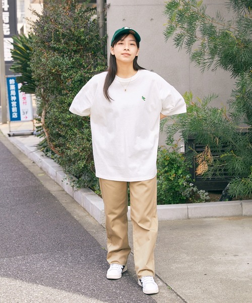 【SPOCSTORE】サークルロゴオーバーサイズ半袖TトップスTシャツ